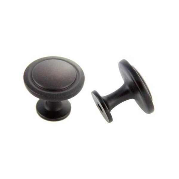 Crown 1-1/4" Deco Cabinet Knob Oil Rubbed Bronze Finish CHK8096010B - main